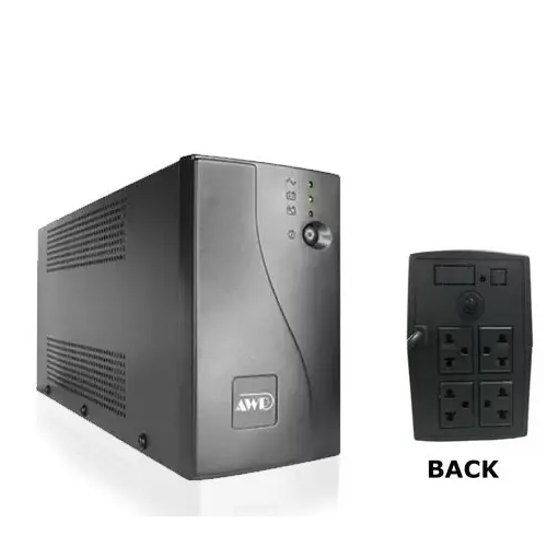 AWP AID 1000VA ECO (600W) UPS w/ AVR (4-socket)